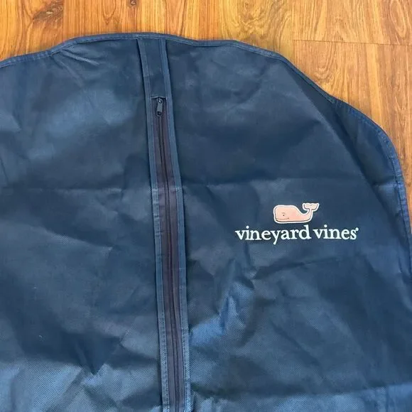 Vineyard vines navy garment bag suit bag - Picture 2 of 3